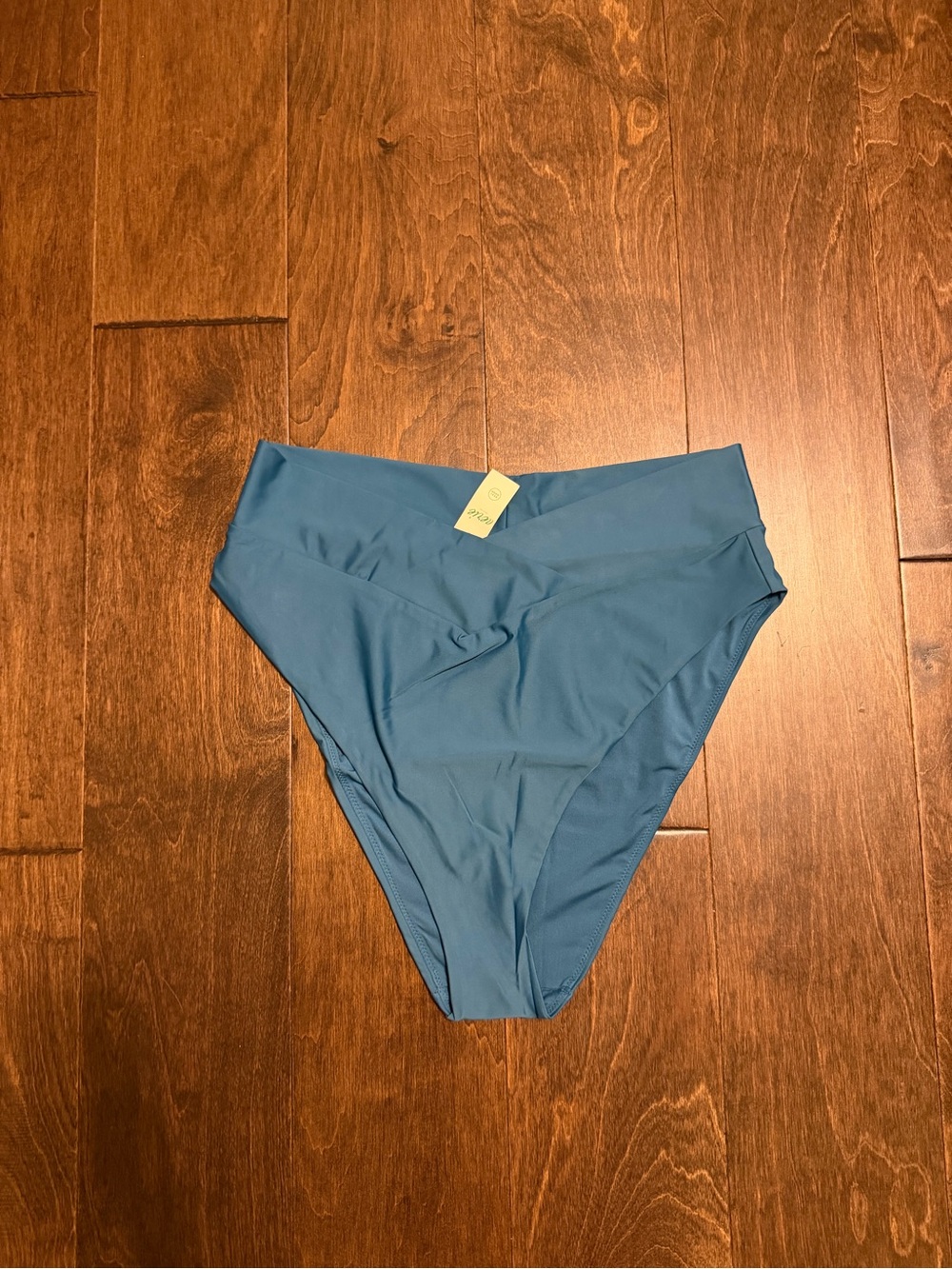 aerie Blue High-Waist Bikini Bottoms